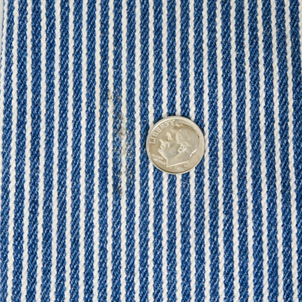 Vintage 90s Round House Denim Engineer Striped Overalls - Picture 13 of 13